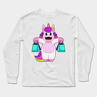 Unicorn Shopping Shopping bag Long Sleeve T-Shirt